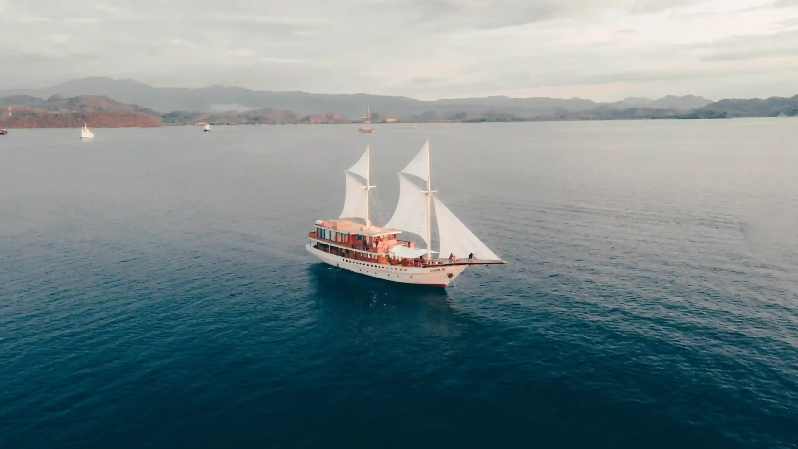 Fotografie dronu Elbark Cruise