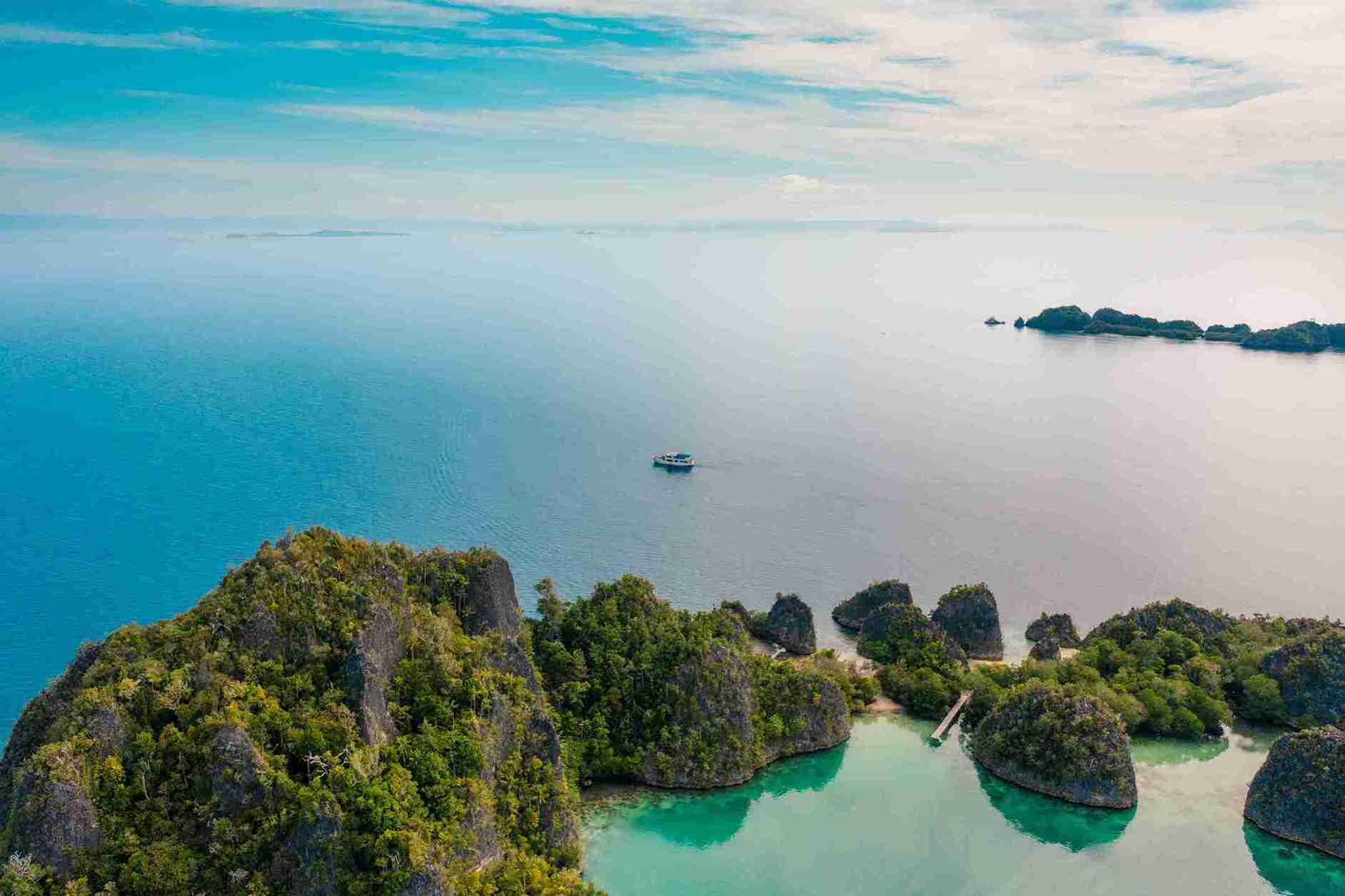 Výhled na Raja Ampat – Komod Luxury