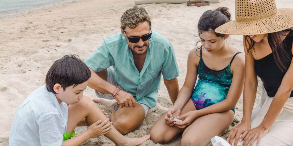 Familienurlaub der Insel Komodo