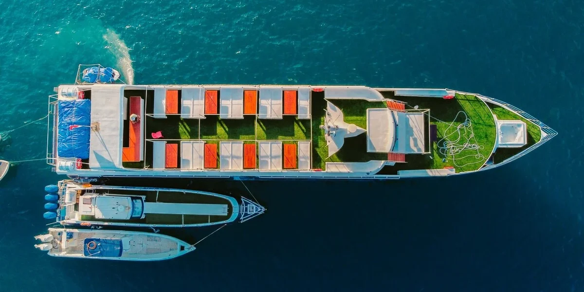 Das Boot „Ocean Angel“