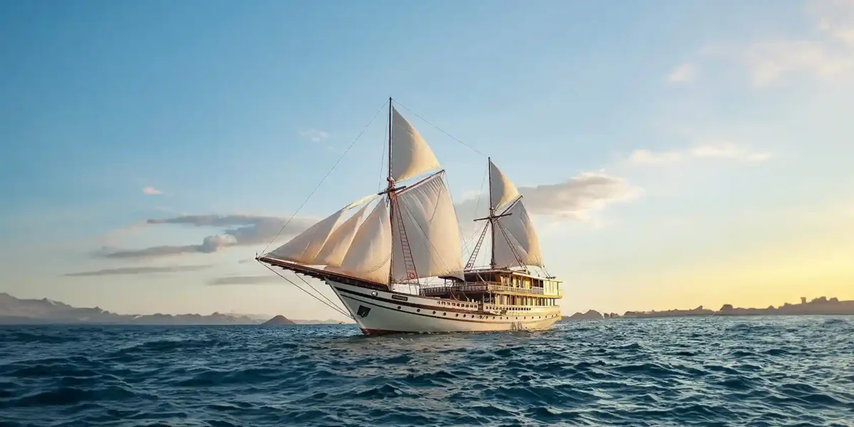 Prana Yacht Kreuzfahrt Phinisi Charter von Komodo Luxury