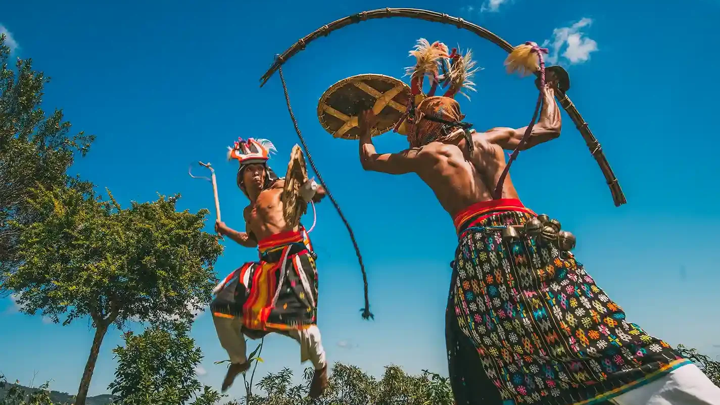 Penti Festival Caci Dance (Source: Wikimedia Commons)