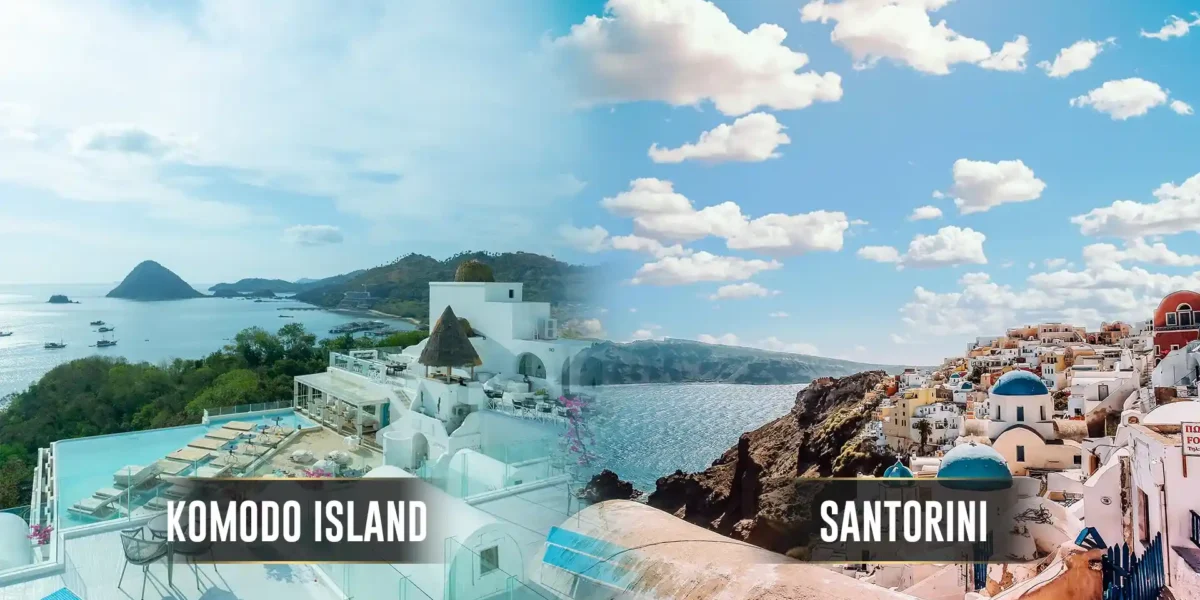 Titelbild: Komodo-Insel vs. Santorini | Komodo Luxury