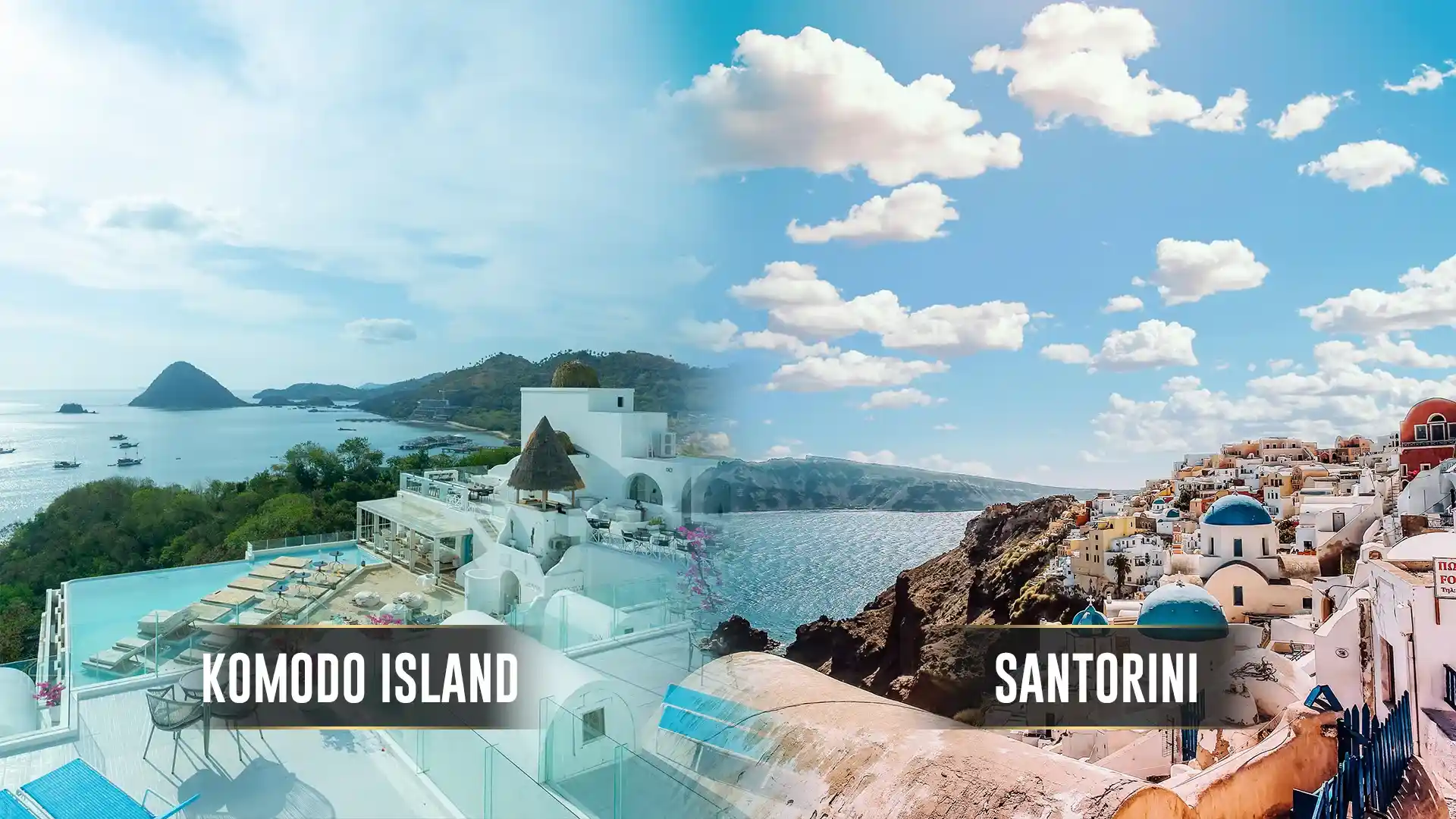 Titelbild: Komodo-Insel vs. Santorini | Komodo Luxury