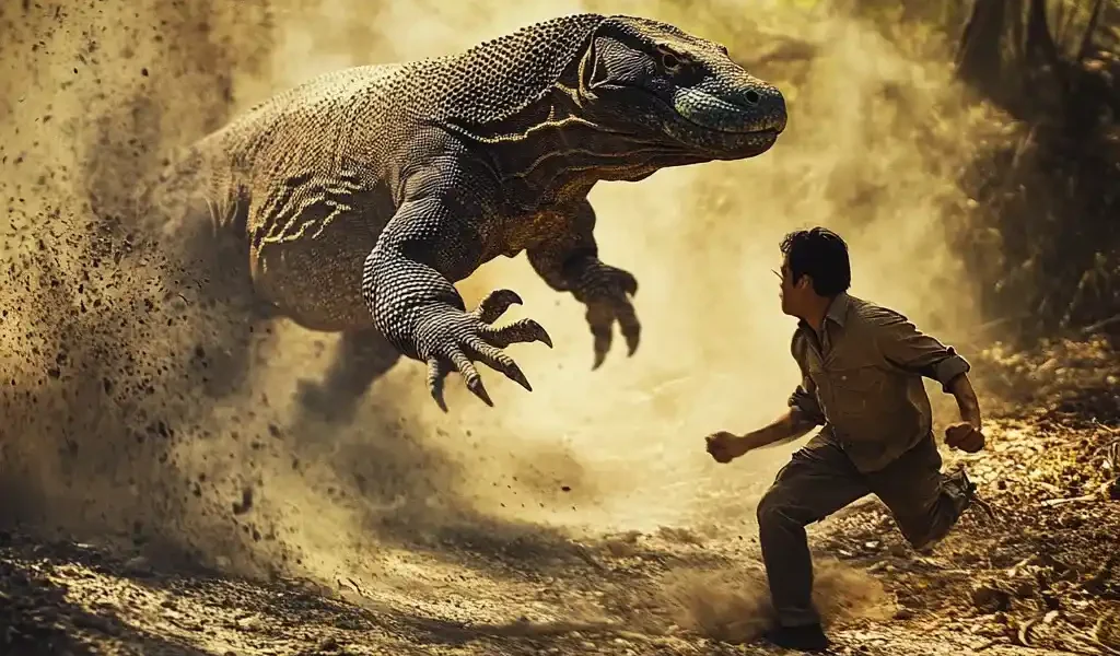 Komodowaran Mensch | Illustration | Komodo Luxury