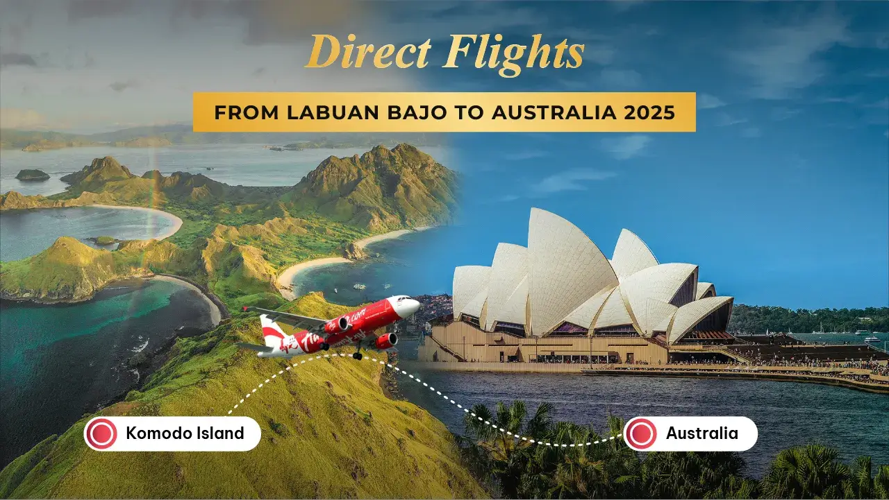Direktflug von Labuan Bajo nach Australien | Komodo Luxury