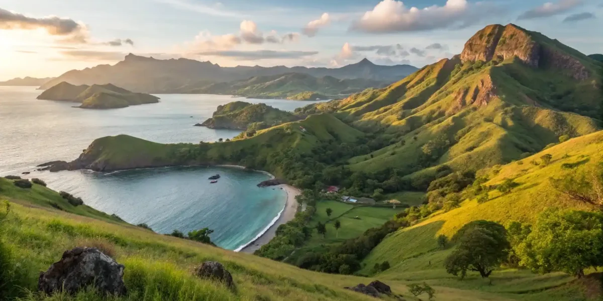 Flores Insel aus der Vogelperspektive | Komodo Luxury