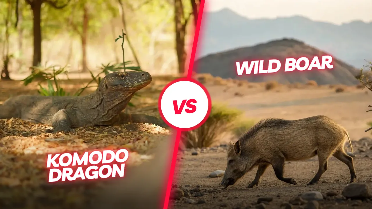 Komodowaran Wildschwein | Illustration | Komodo Luxury