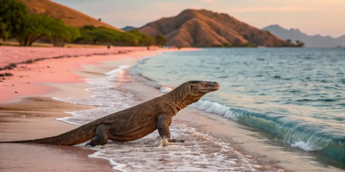 Komodowaran Pink Beach Komodo | Komodo Luxury