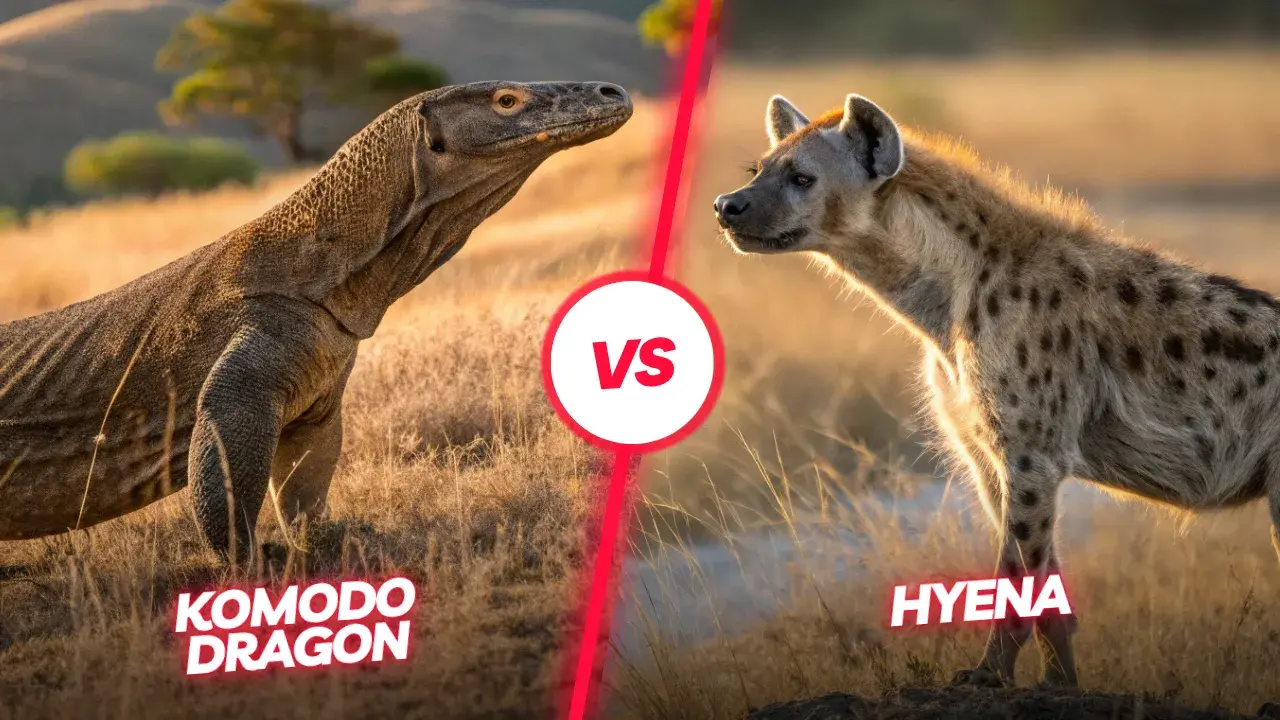 KOMODÓI SÁRKÁNYOK vs. HIÉNA | Komodo Luxury