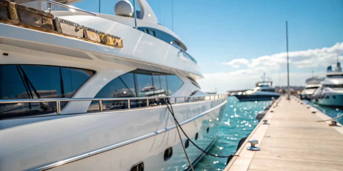يخت في المرسى | خدمة إصلاح القوارب | Komodo Luxury