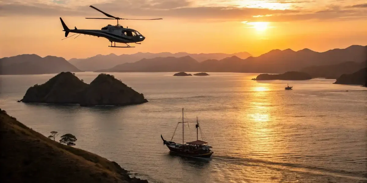 Helikopter Tour Segeltörn auf Komodo | Komodo Luxury
