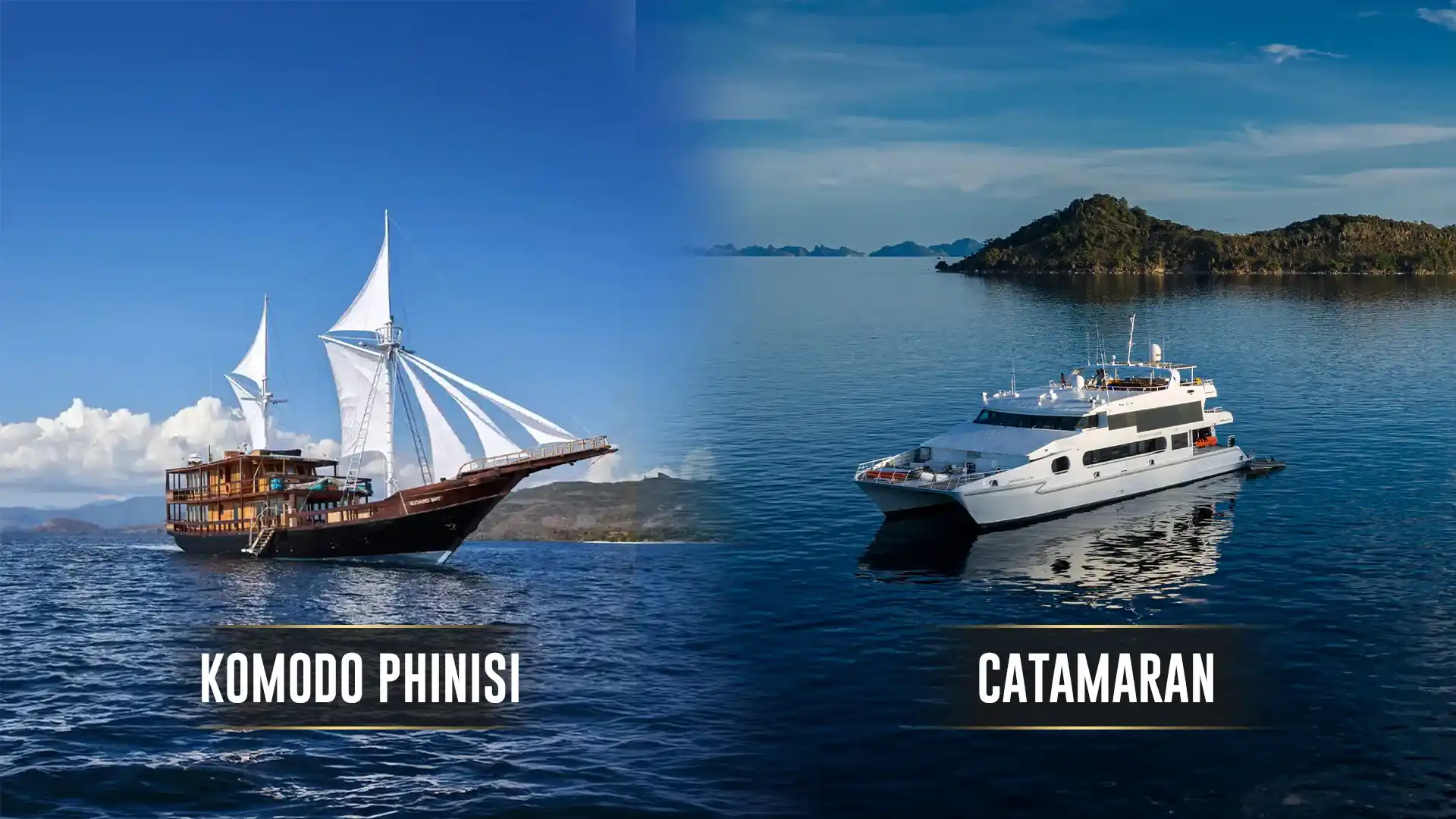 Komodo Phinisi  katamaran Komodo Luxury