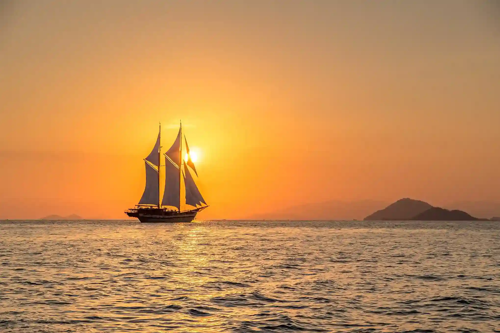 Sunset Sailing Komodo