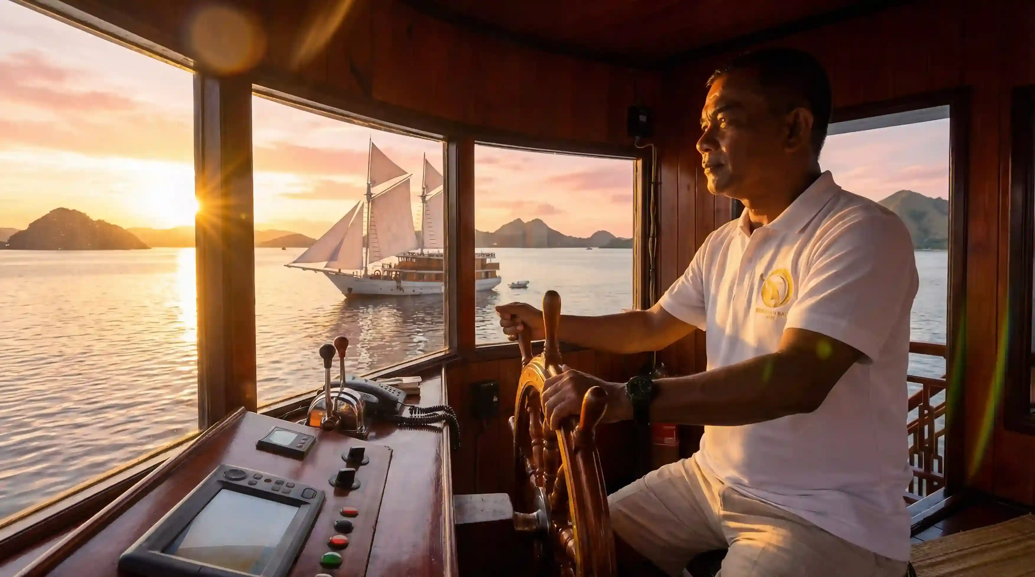 Kapteiner på Komodo Luxury | Komodo Island-tur | Komodo Luxury